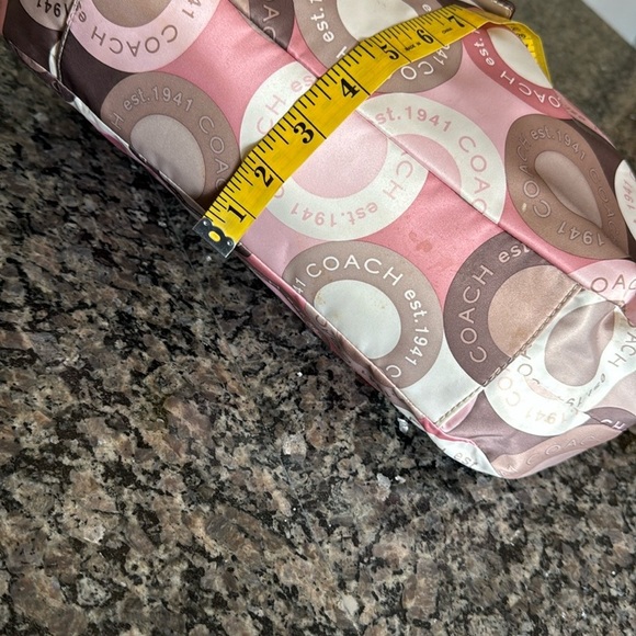 Coach snaphead sateen  Pink and Brown Retro Hobo Bag NWOT - Picture 10 of 16